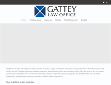 Tablet Screenshot of gatteylaw.com